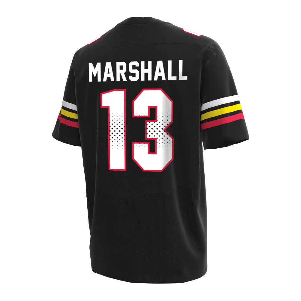 Maryland - NCAA Women's Lacrosse : Mae Marshall - Under Armour® Football Jersey-1