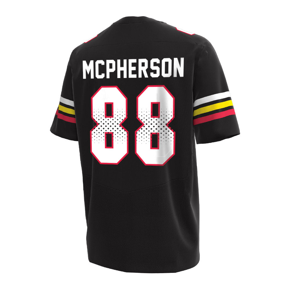 Maryland - NCAA Men's Lacrosse : Hamish McPherson - Under Armour® Football Jersey-1