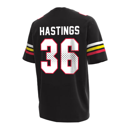 Maryland - NCAA Baseball : Logan Hastings - Under Armour® Football Jersey-1