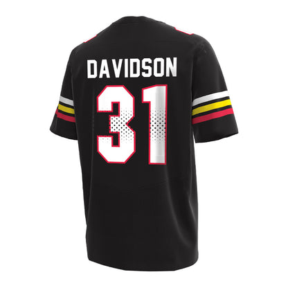 Maryland - NCAA Men's Lacrosse : Trace Davidson - Under Armour® Football Jersey-1