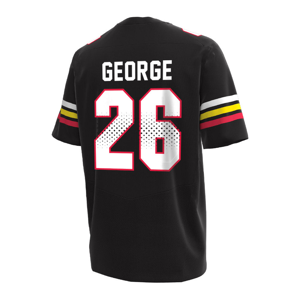 Maryland - NCAA Women's Lacrosse : Fallon George - Under Armour® Football Jersey-1