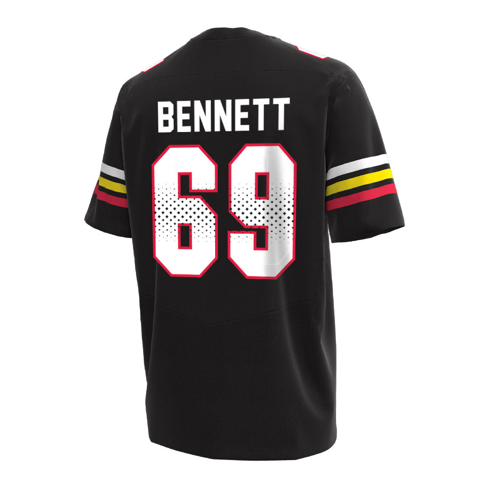 Maryland - NCAA Football : Logan Bennett - Under Armour® Football Jersey-1