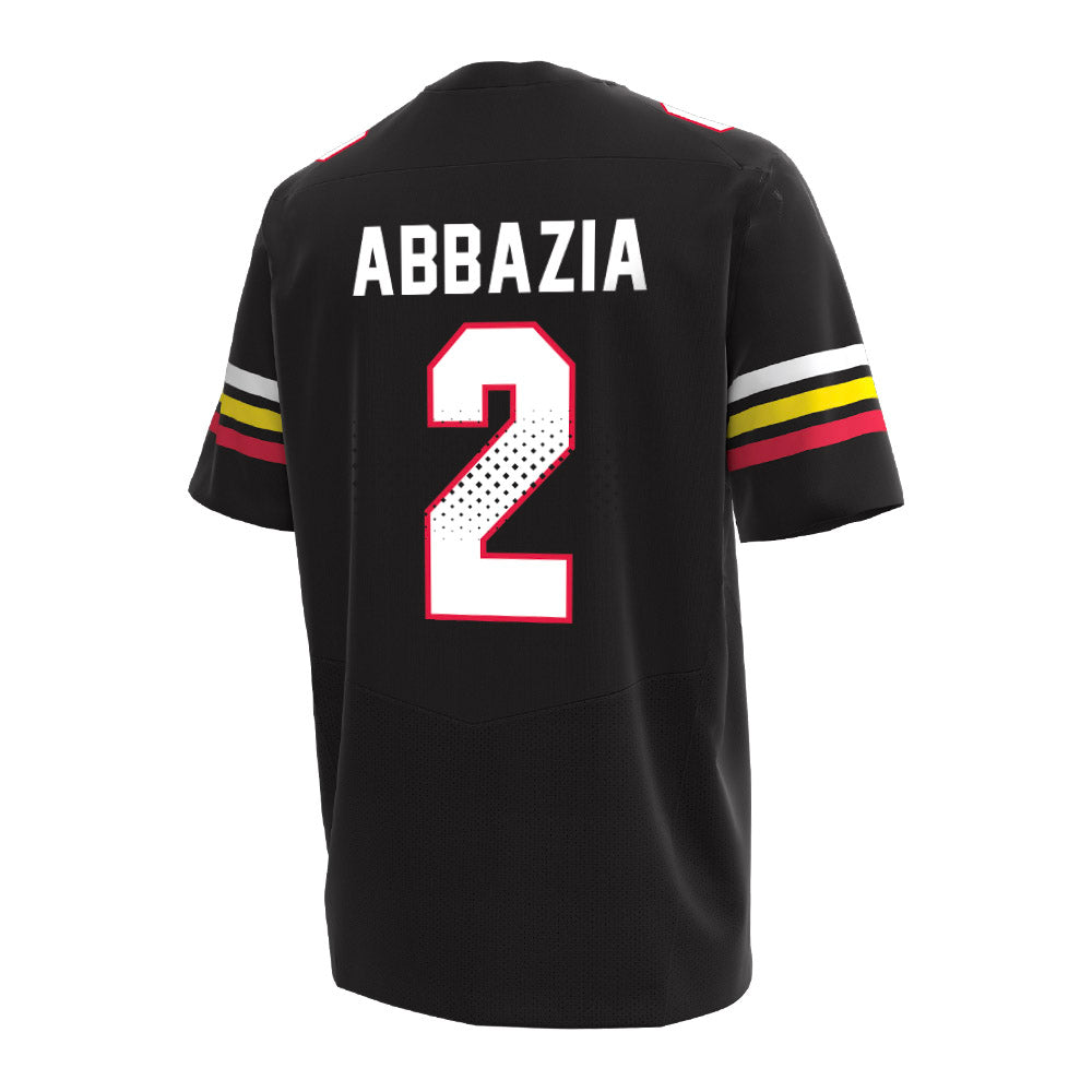 Maryland - NCAA Women's Lacrosse : Emma Abbazia - Under Armour® Football Jersey-1