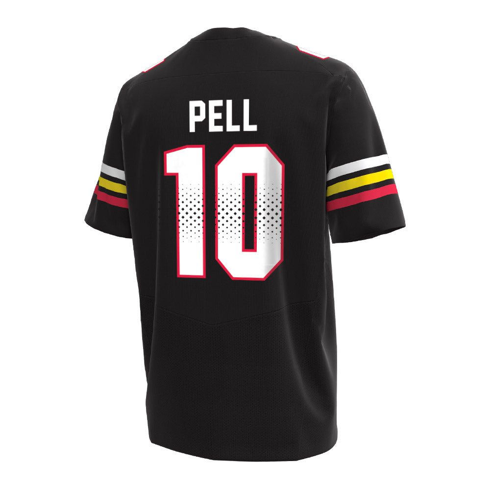 Maryland - NCAA Women's Lacrosse : Cecelia Pell - Under Armour® Football Jersey-1
