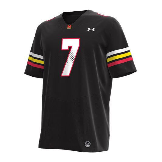 Maryland - NCAA Men's Lacrosse : Eric Spanos - Under Armour® Football Jersey-0