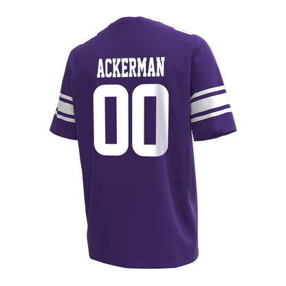Northwestern - NCAA Baseball : Riley Ackerman - Under Armour® Football Jersey-1