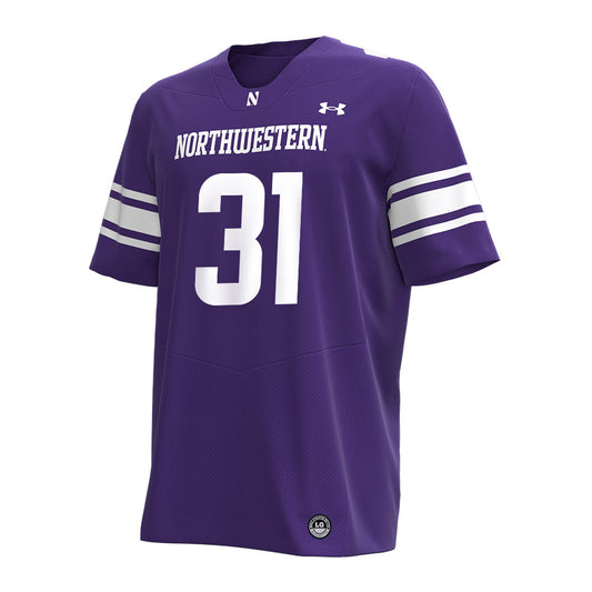 Northwestern - NCAA Baseball : Dominic DeLoreto - Under Armour® Football Jersey-0