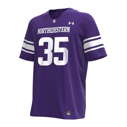 Northwestern - NCAA Baseball : Sam Michel - Under Armour® Football Jersey-0