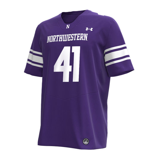 Northwestern - NCAA Baseball : Tommy Bridges - Under Armour® Football Jersey-0