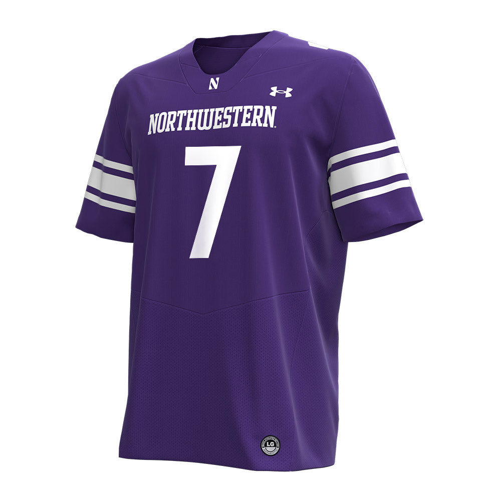 Northwestern - NCAA Women's Field Hockey : Aerin Krys - Under Armour® Football Jersey-0