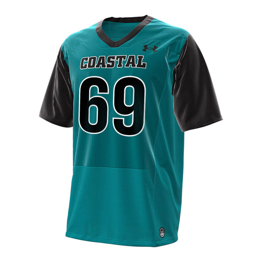 Coastal Carolina - NCAA Football : Willie Moise - Under Armour® Football Jersey-0