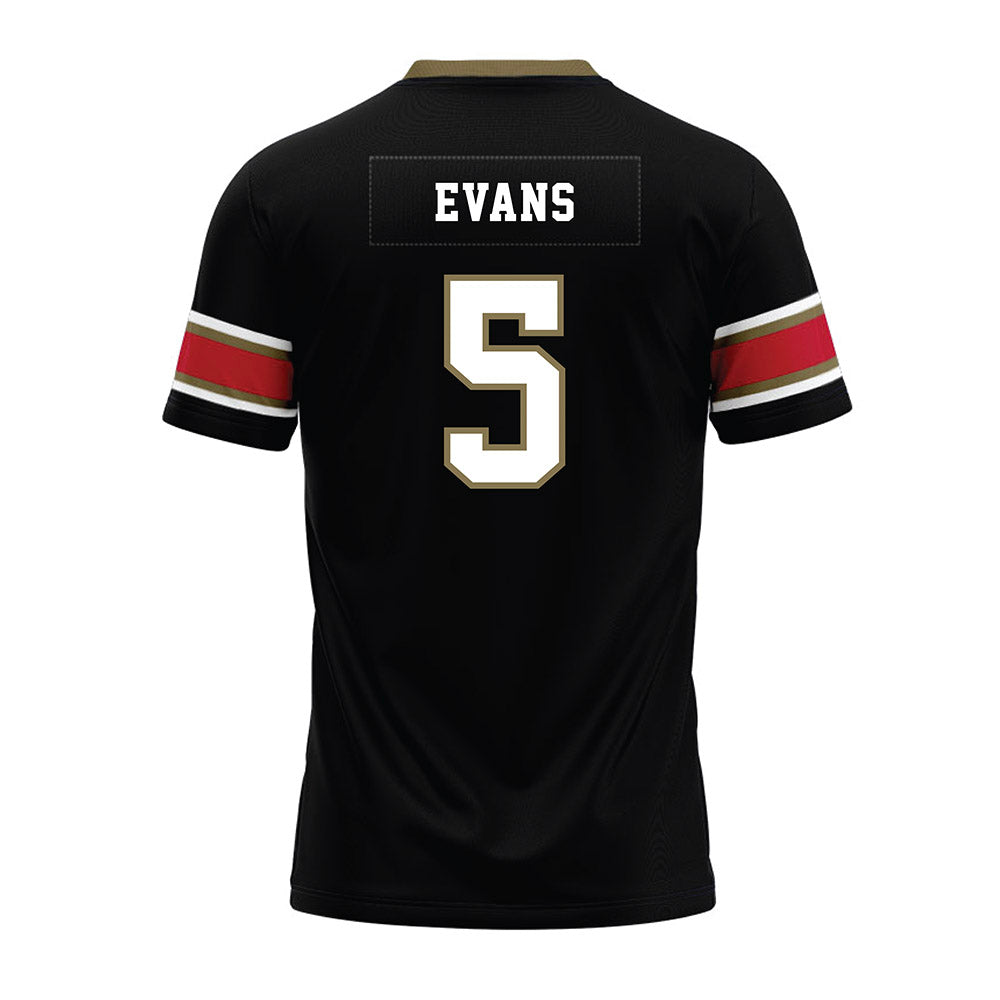Miami of Ohio - NCAA Football : Luke Evans - Black Premium Football Jersey-1