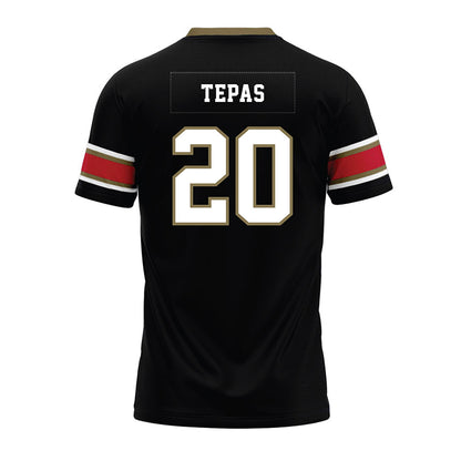 Miami of Ohio - NCAA Football : Ian Tepas - Black Premium Football Jersey-1