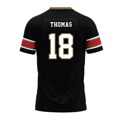 Miami of Ohio - NCAA Football : Antwon Thomas - Black Premium Football Jersey-1