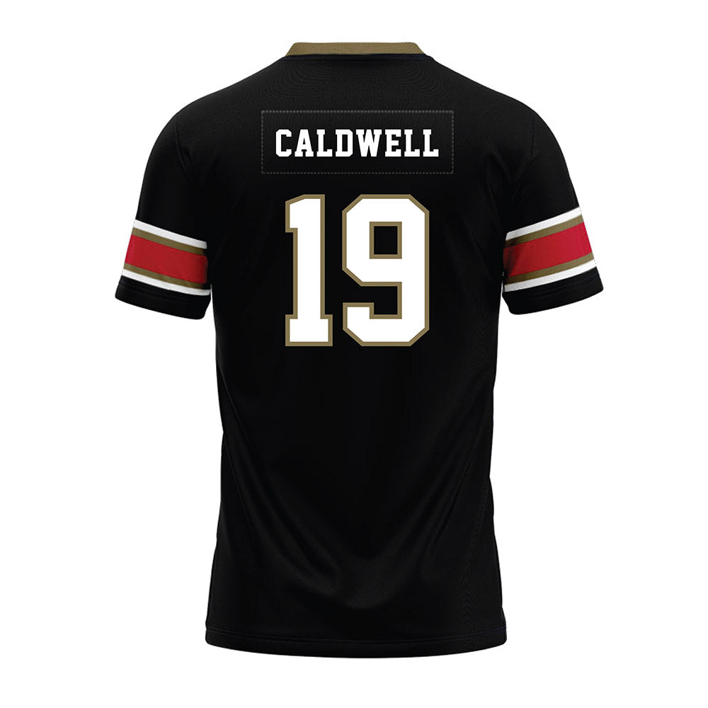Miami of Ohio - NCAA Football : Ambe' Caldwell - Black Premium Football Jersey-1