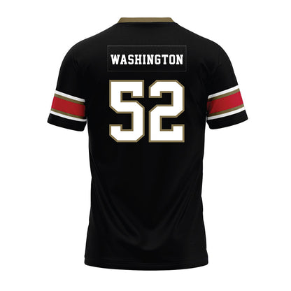 Miami of Ohio - NCAA Football : Nasir Washington - Black Premium Football Jersey-1