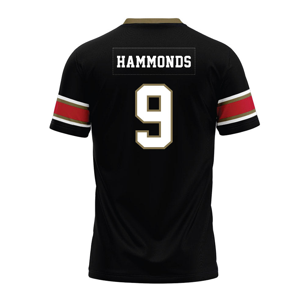 Miami of Ohio - NCAA Football : Javon Hammonds - Black Premium Football Jersey-1
