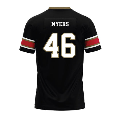 Miami of Ohio - NCAA Football : Luke Myers - Black Premium Football Jersey-1
