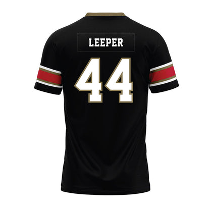 Miami of Ohio - NCAA Football : Grant Leeper - Black Premium Football Jersey-1