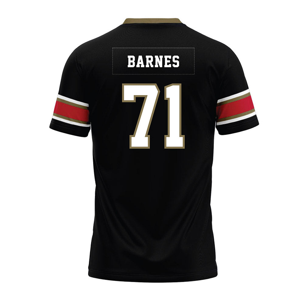 Miami of Ohio - NCAA Football : Lucas Barnes - Black Premium Football Jersey-1