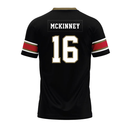 Miami of Ohio - NCAA Football : Christian McKinney - Black Premium Football Jersey-1