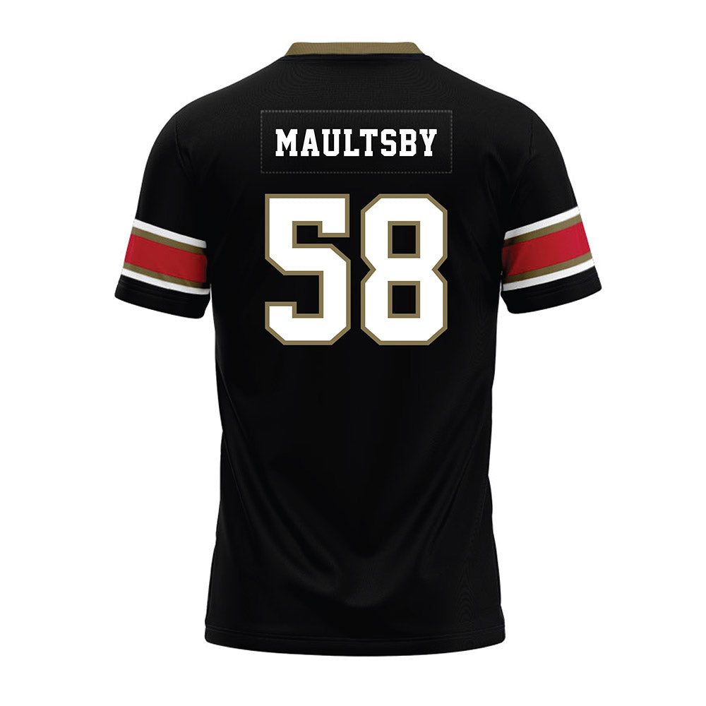 Miami of Ohio - NCAA Football : Gray Maultsby - Black Premium Football Jersey-1