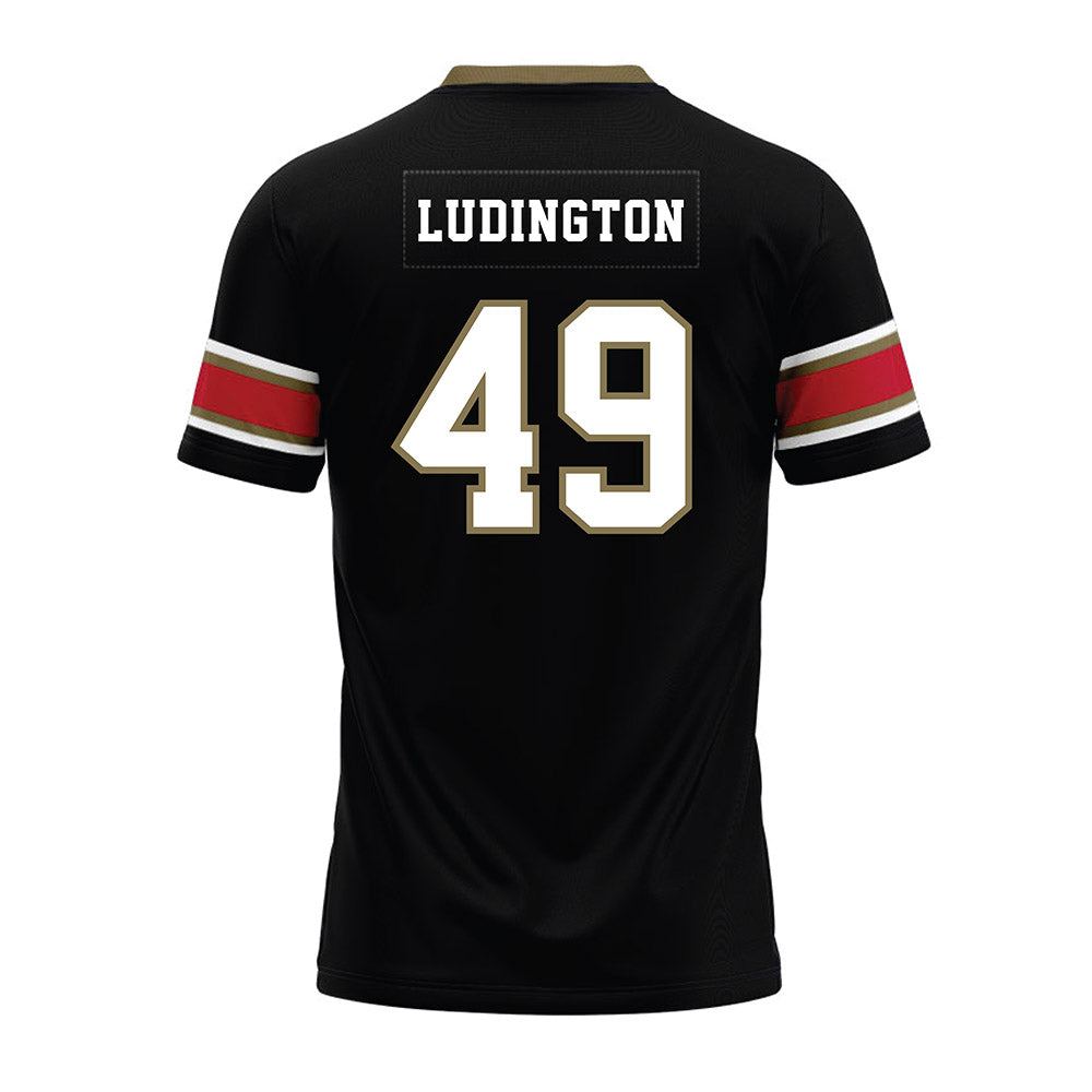 Miami of Ohio - NCAA Football : Anthony Ludington - Black Premium Football Jersey-1