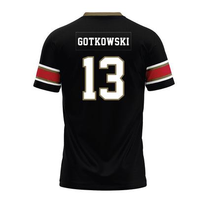 Miami of Ohio - NCAA Football : Thomas Gotkowski - Black Premium Football Jersey-1
