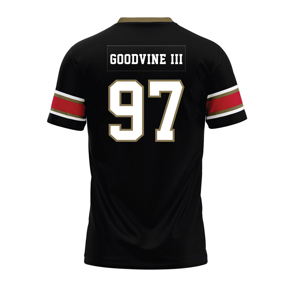 Miami of Ohio - NCAA Football : William Goodvine III - Black Premium Football Jersey-1