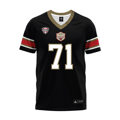 Miami of Ohio - NCAA Football : Lucas Barnes - Black Premium Football Jersey-0