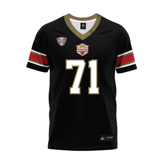Miami of Ohio - NCAA Football : Lucas Barnes - Black Premium Football Jersey-0