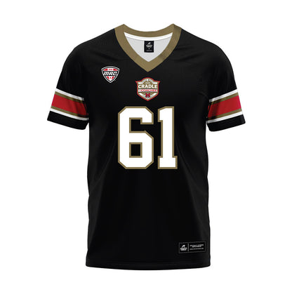 Miami of Ohio - NCAA Football : Andrew Lowry - Black Premium Football Jersey-0