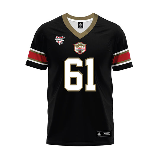 Miami of Ohio - NCAA Football : Andrew Lowry - Black Premium Football Jersey-0