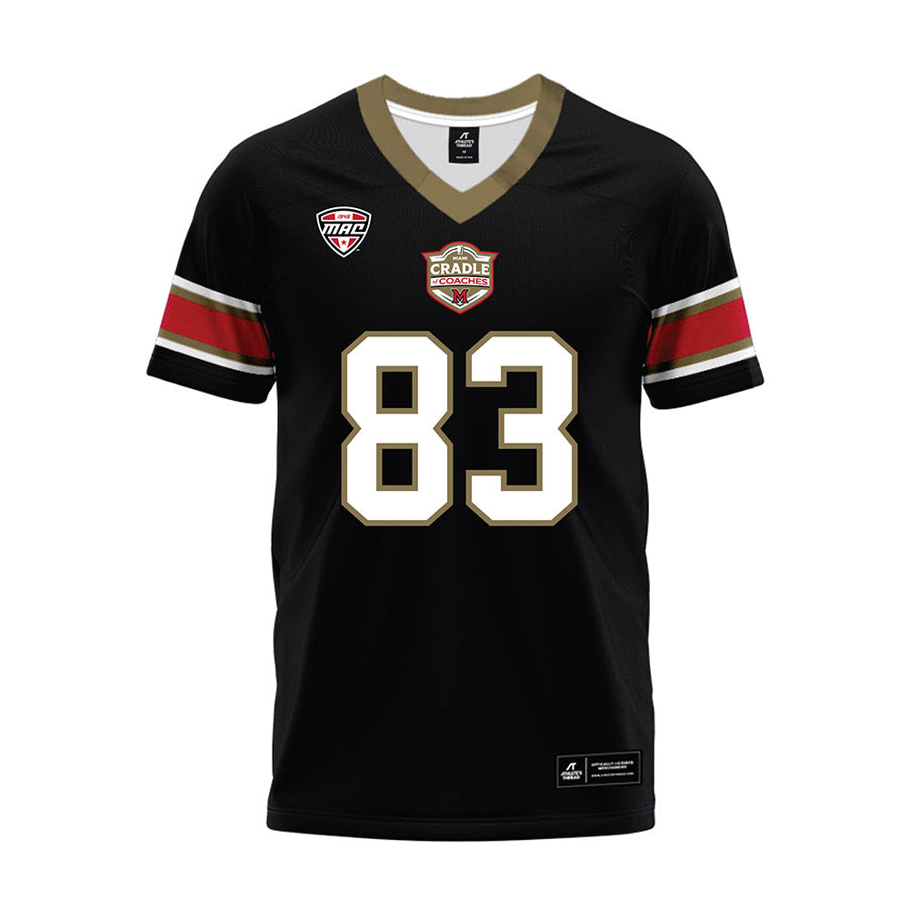Miami of Ohio - NCAA Football : Eric Karner - Black Premium Football Jersey-0
