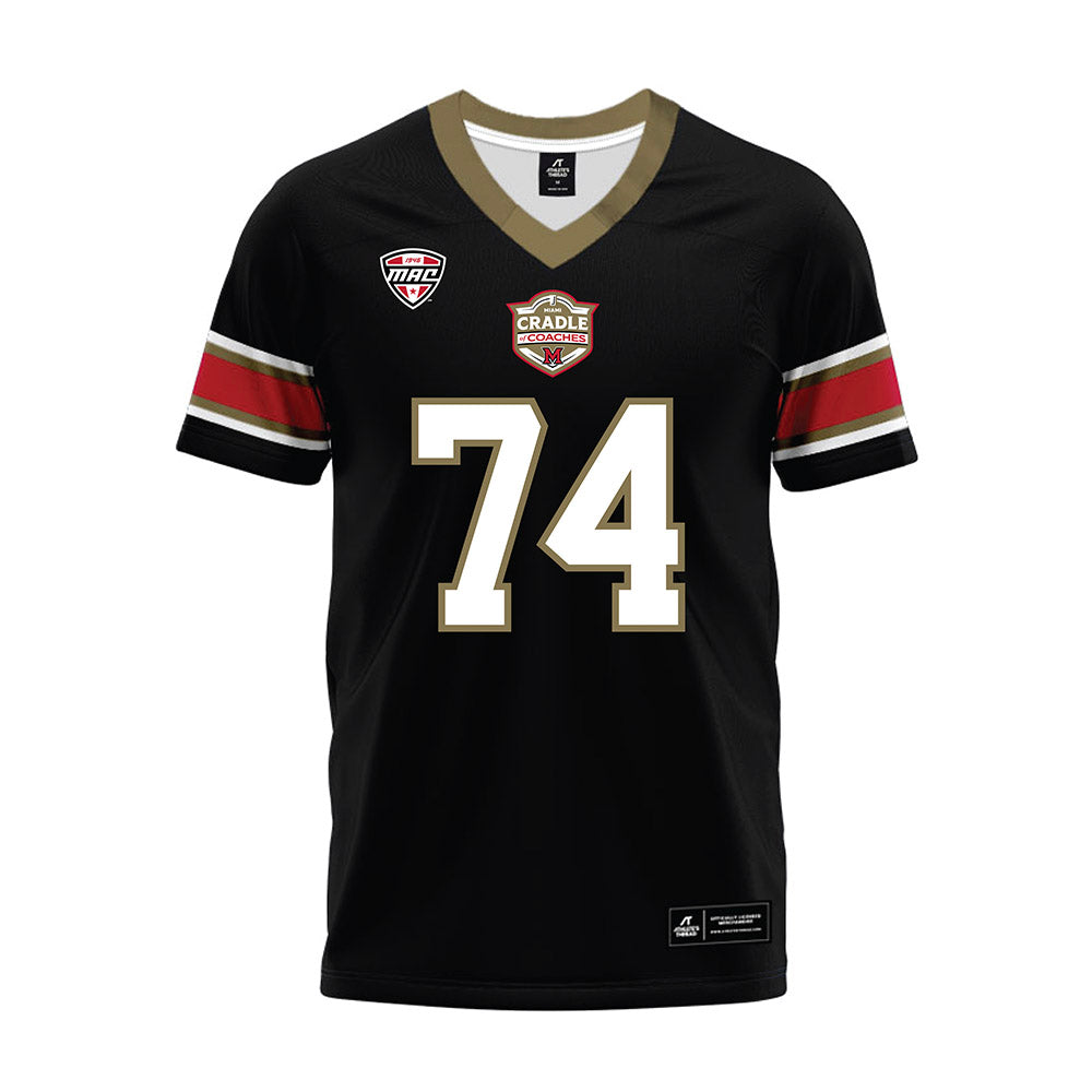 Miami of Ohio - NCAA Football : Greg Smith Jr. - Black Premium Football Jersey-0