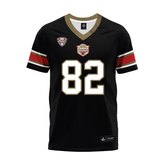 Miami of Ohio - NCAA Football : Paolo Papalia - Black Premium Football Jersey-0
