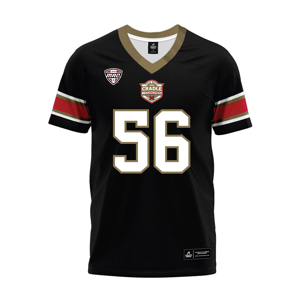 Miami of Ohio - NCAA Football : Mitchell Butler - Black Premium Football Jersey-0