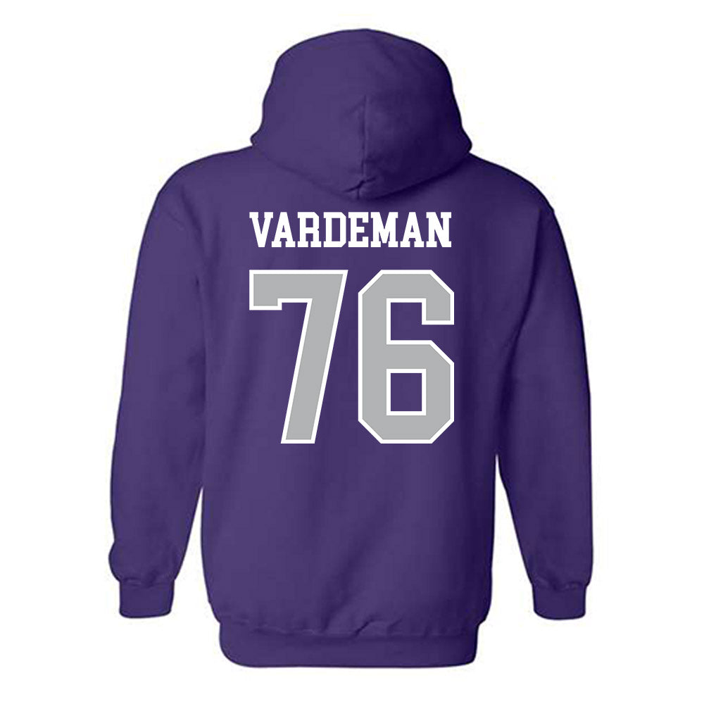 SBU - NCAA Football : Jackson Vardeman - Classic Shersey Hooded Sweatshirt-1