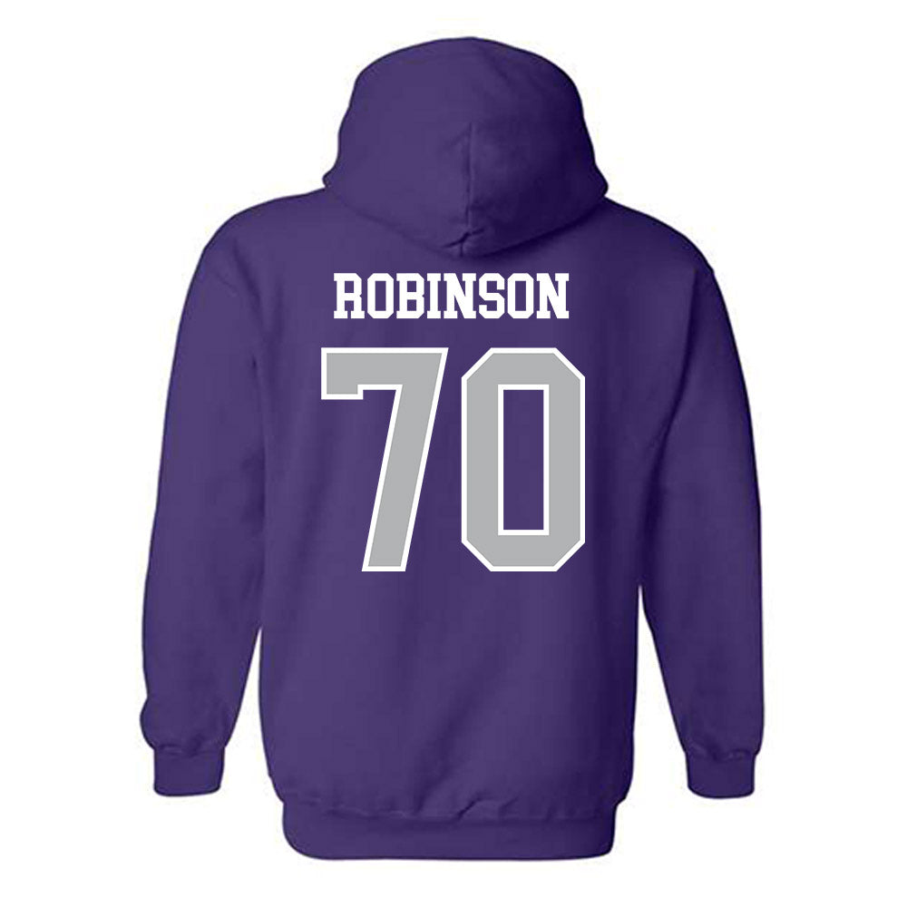 SBU - NCAA Football : Samuel Robinson - Classic Shersey Hooded Sweatshirt-1