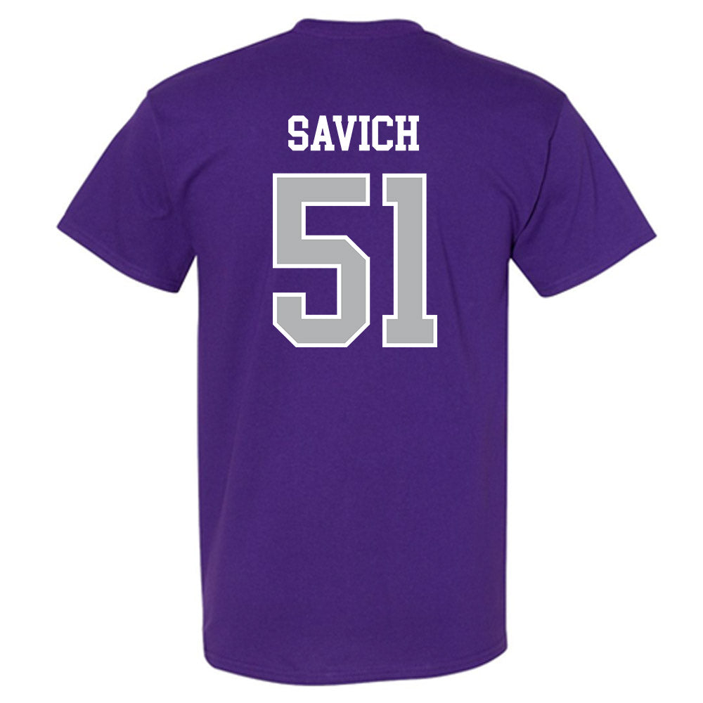 SBU - NCAA Football : Samuel Savich - Classic Shersey T-Shirt-1