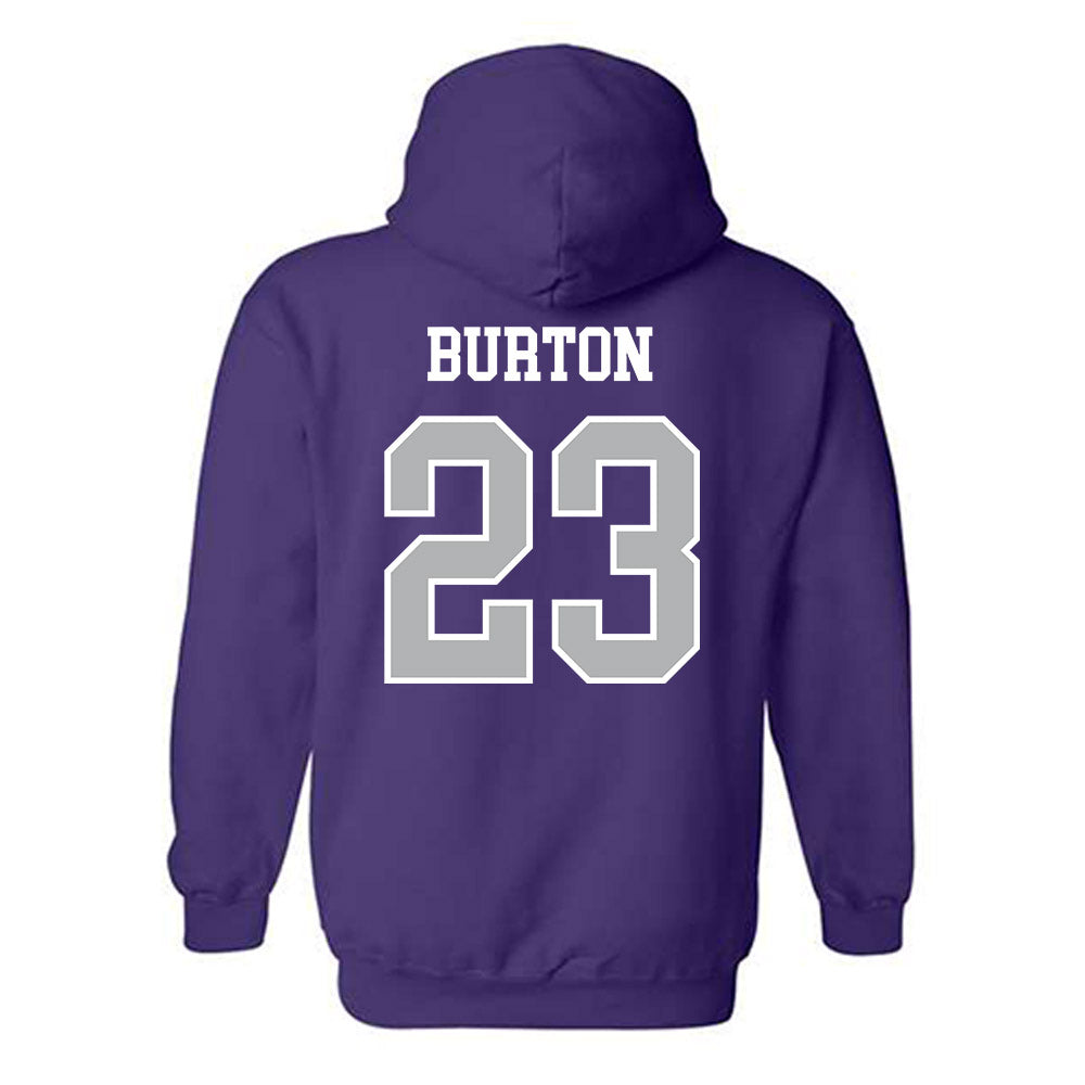 SBU - NCAA Women's Soccer : Emma Burton - Classic Shersey Hooded Sweatshirt-1