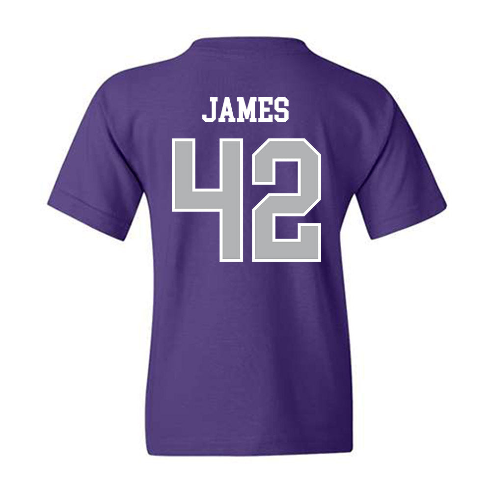 SBU - NCAA Football : Kaleb James - Classic Shersey Youth T-Shirt-1