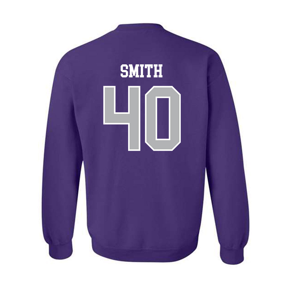 SBU - NCAA Football : Finn Smith - Classic Shersey Crewneck Sweatshirt-1