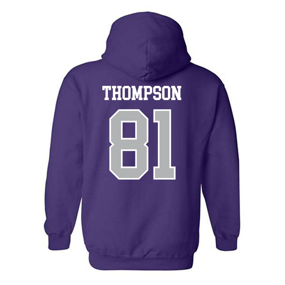 SBU - NCAA Football : Alexzander Thompson - Classic Shersey Hooded Sweatshirt-1