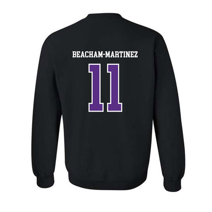 SBU - NCAA Football : Jaiden Beacham-Martinez - Classic Shersey Crewneck Sweatshirt-1