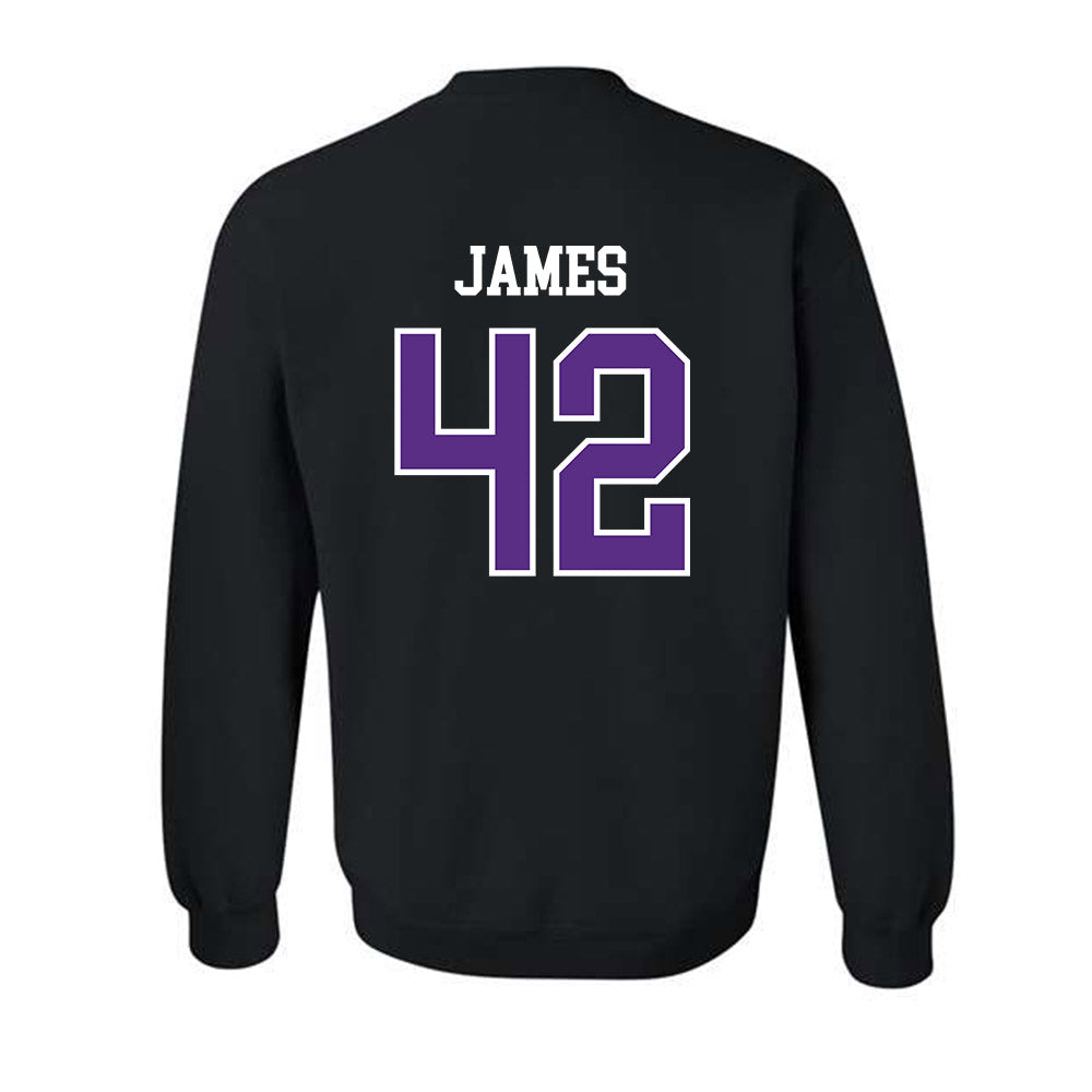 SBU - NCAA Football : Kaleb James - Classic Shersey Crewneck Sweatshirt-1