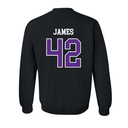 SBU - NCAA Football : Kaleb James - Classic Shersey Crewneck Sweatshirt-1