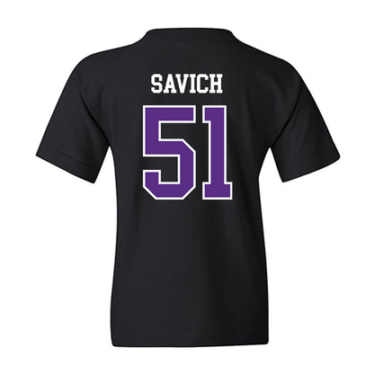 SBU - NCAA Football : Samuel Savich - Classic Shersey Youth T-Shirt-1