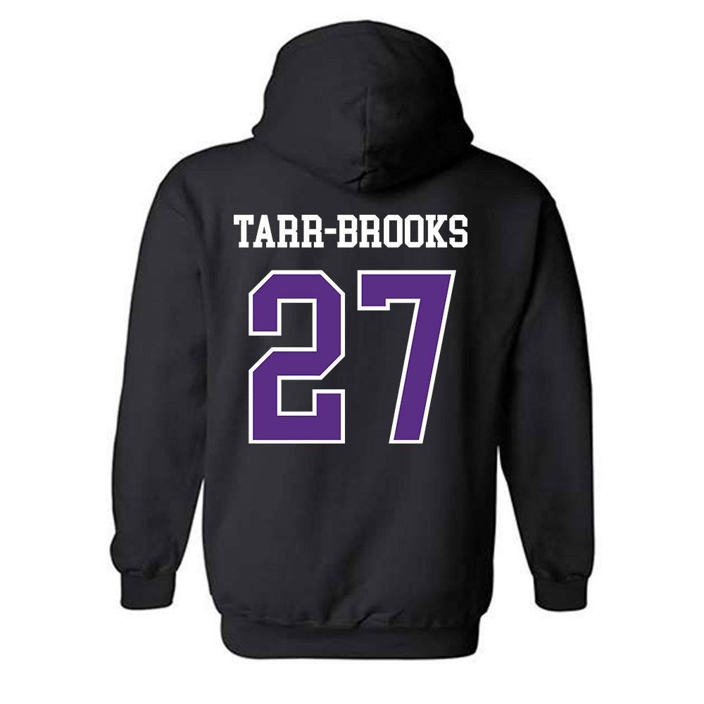SBU - NCAA Football : Dominic Tarr-Brooks - Classic Shersey Hooded Sweatshirt-1