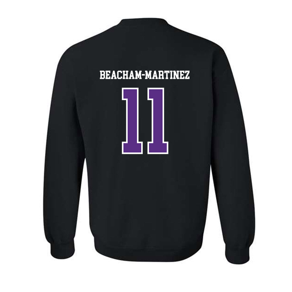 SBU - NCAA Football : Jaiden Beacham-Martinez - Classic Shersey Crewneck Sweatshirt-1